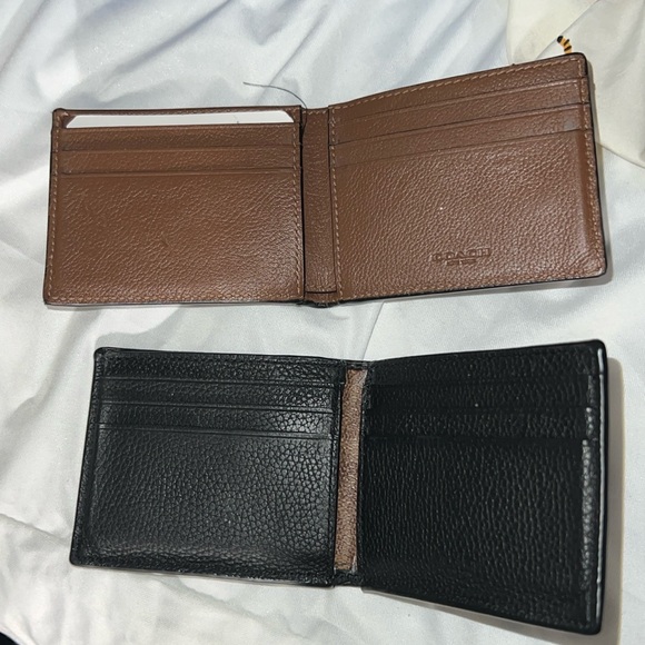 2 Coach Slim Billfold wallets - Picture 3 of 9